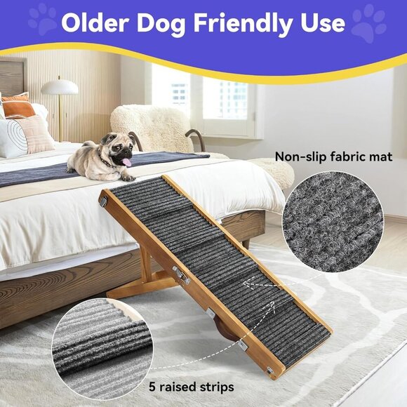 Foldable Dog Ramp for Couch Small Dog Ramp for Bed